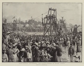 Bankfeiertagsvergnügungen, die Razzle-Dazzles im Epping Forest